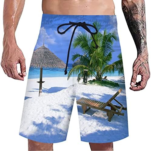 Plus size plaže kratke hlače za muškarce Smiješni print Vintage kupaći komični ormarići MESH obloge Cool COOT izvlačenje borba