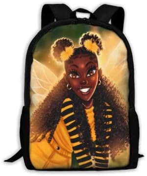Afrička knjiga Afrička američka knjiga knjiga Afrička djevojka Backpack Afrička školska knjiga za djecu Teen Girls Women, pokloni