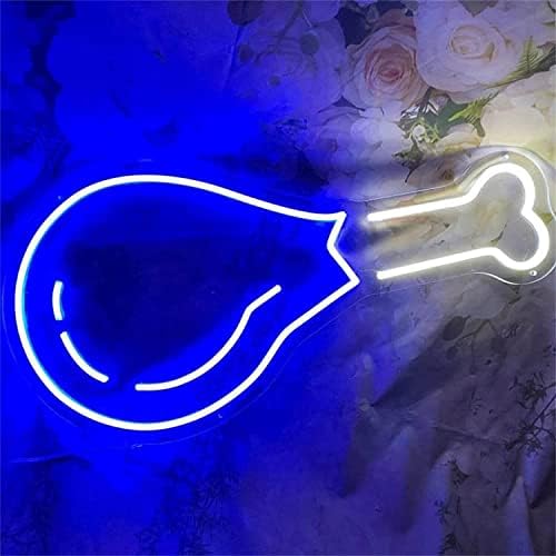 DVTel Neon Sign, ručno rađene akrilne LED neonske svjetla za kuhinju hranu Spremnik svjetiljka zid viseći ukras rasvjete, 50x24cm,