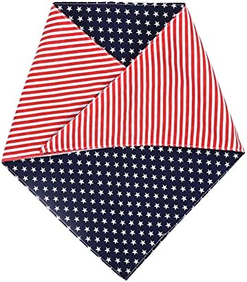 Lamphyface Američka zastava Dog Bandana Bibs Scarfs ovratnik za pse luk kravata Podesiva 4. jul Dan nezavisnosti