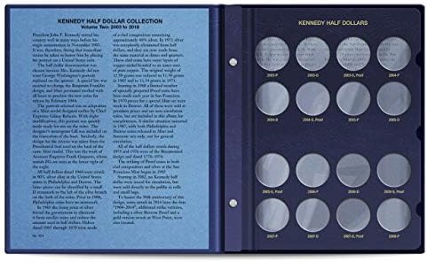 Whitman US Kennedy Poluar Coin Album 1964-2023 Set 9127, 1974 i 4758