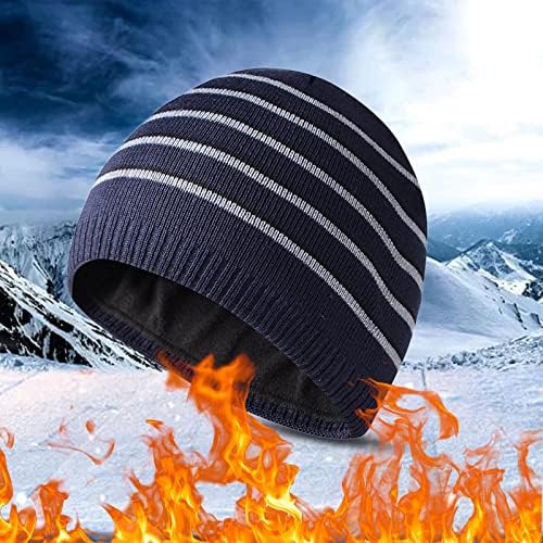 Ženska kapu pletena prugasta pređu šešir pulover muške hladne i čvrste pređe za toplu i šeširnu kupolu