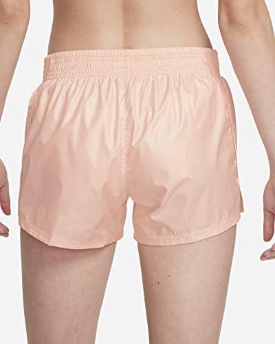 Swoosh trčanje ženske kratke hlače x-male do x-veliko kolonalno razaralo i bijelo