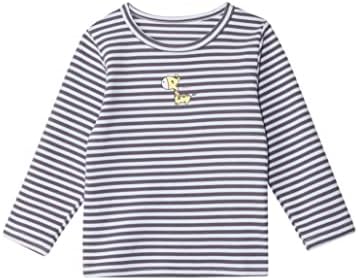 Loyan Kids Boys 'Girls' Fleece obložene termalne košulje nacrta majica dugih rukava majica s dugim rukavima