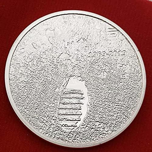 Kolekcija novčića Komemorativni novčić 376_ Značiji prostori za putanje u srebrnoj meditaciji Redoslijed aviona kovanica kovanica