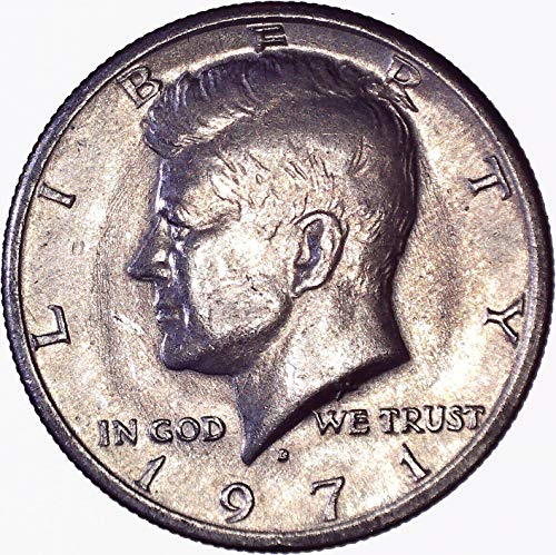 1971 D Kennedy pola dolara 50c sjajan necrnuo