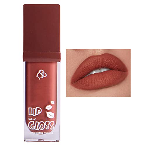 Wgust Stay en Cosmetics Glitter Lip Velvet Lip Glaze Non Stick Cup Lasting Lip Glaze Film Makeup ne bledi visoko Pigment Lipstick2ml
