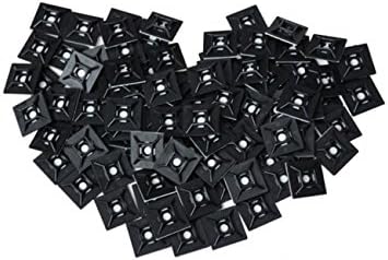 South Glavni hardver 888089 1-u montažnom jastuku, crno-pakovanje crna, specijalna kabela, 1 , 100 komada