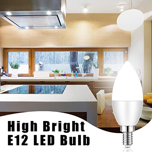 Treela 30 Pack LED Candelabra sijalice E12 plafonske ventilatorske sijalice 5000K dnevne bele sijalice 6w luster sijalice za B11 lampu