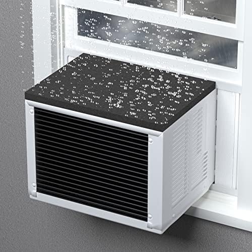 Bjades prozor klima uređaj Crna veličina sabiljicom AC kišni poklopac sa drškom snažnim magnetnom podlogom za prozore AC jedinice