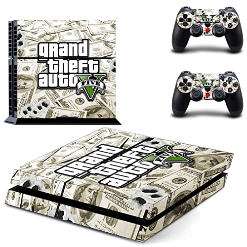 Za PS5 digitalni - Igra Grand GTA Theft i auto PS4 ili PS5 naljepnica za kožu za PlayStation 4 ili 5 konzola i kontrolera naljepnica