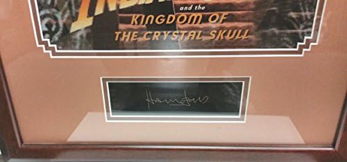 Indiana Jones & Kraljevstvo kristalne lobanje uokvirena lentikularni otisak sa faksimil Harrison Ford autogram LE