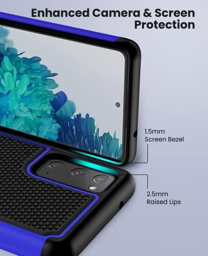 Slučaj Nen Samsung Galaxy S20-FE: Galaxy S20 FE 5G futrola sa dvostrukim slojem Šokinjom zaštitom telefona | Matte protiv klizanja