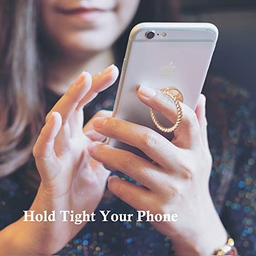 OBBII stalak za držač zvona za mobitel ružičastog zlato bijelog mramora 360 ° rotacijski prst Kickstand Grip Loop Mount za iPhone